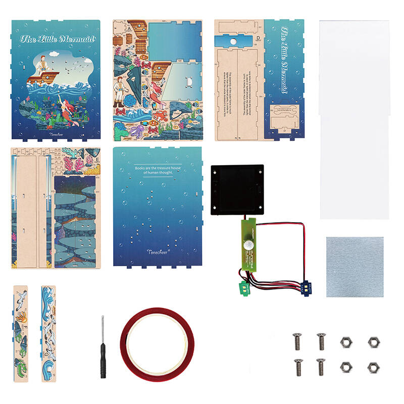 Model-3D-LED-Book-Nook-The-Little-Mermaid-1555 (4)
