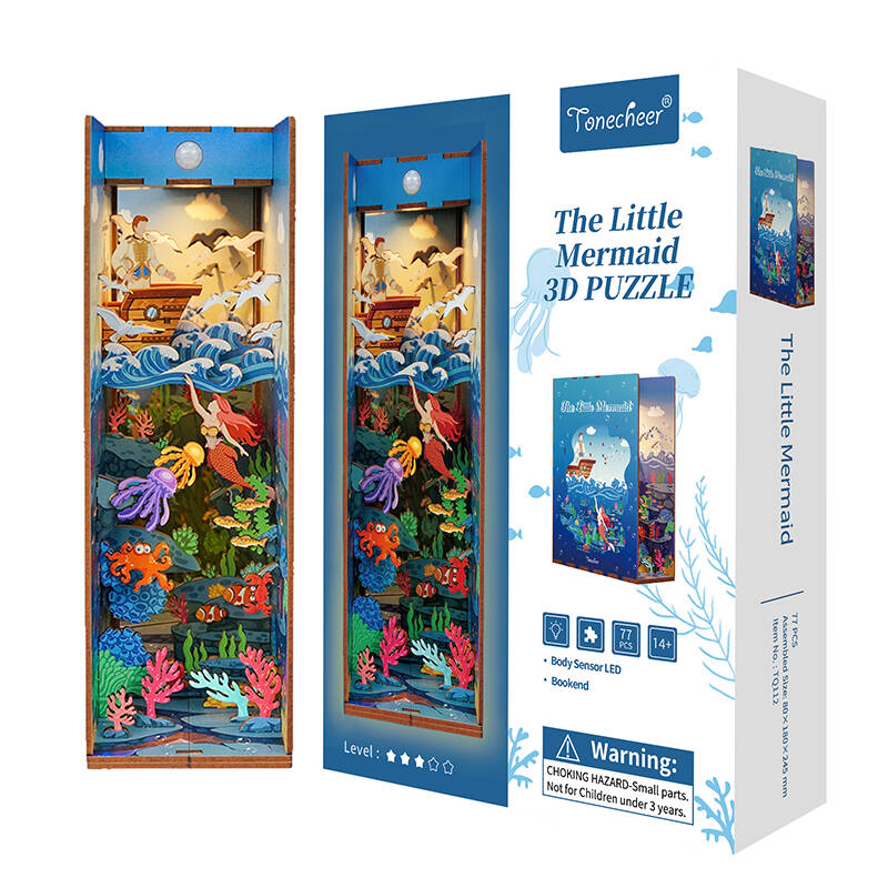 Model-3D-LED-Book-Nook-The-Little-Mermaid-1555 (3)