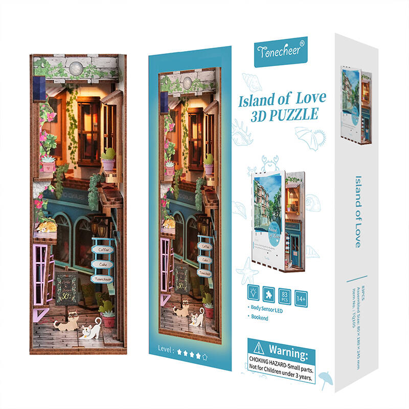 Model-3D-LED-Book-Nook-Ile Romantique (3)