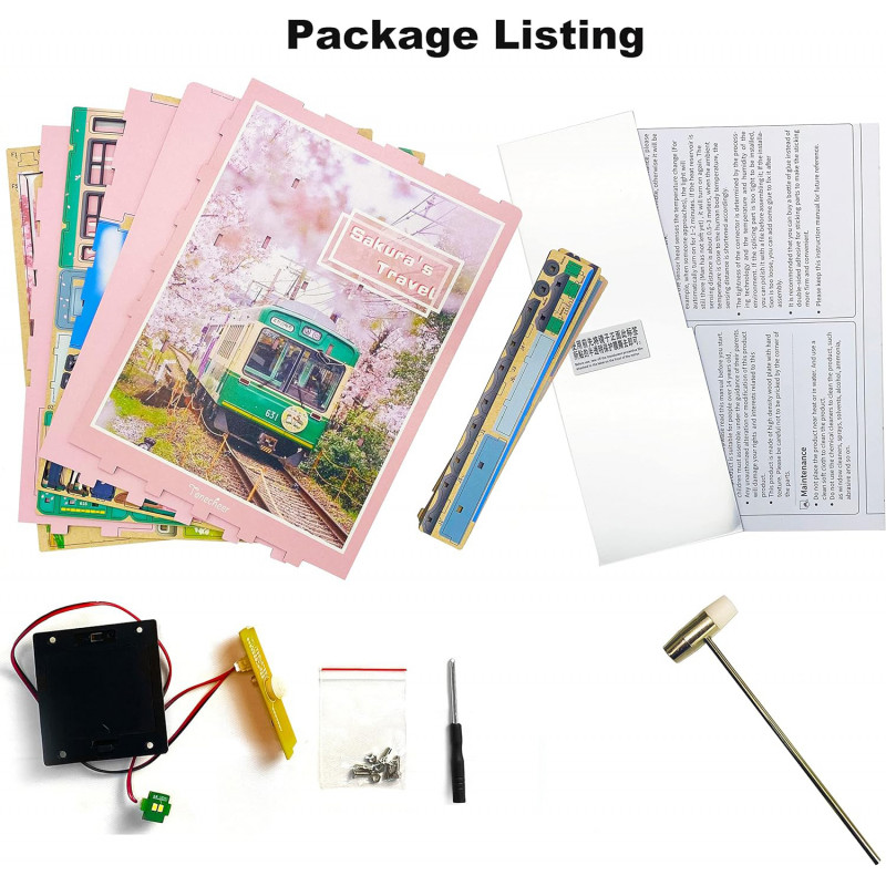 Model-3D-LED-Book-Nook-Sakura Travel (9)