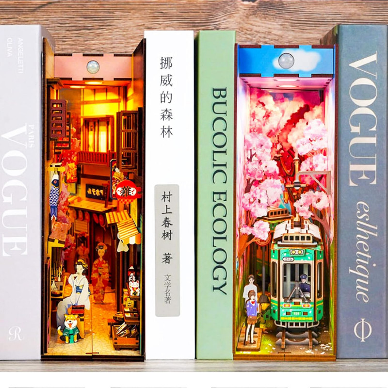 Model-3D-LED-Book-Nook-Sakura Travel (6)
