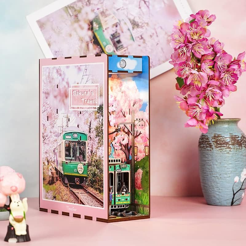 Model-3D-LED-Book-Nook-Sakura Travel (2)