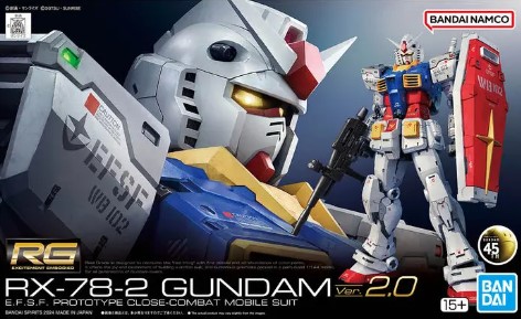 BANDAI RG RX-78-2 Gundam Ver 2 BoxArt