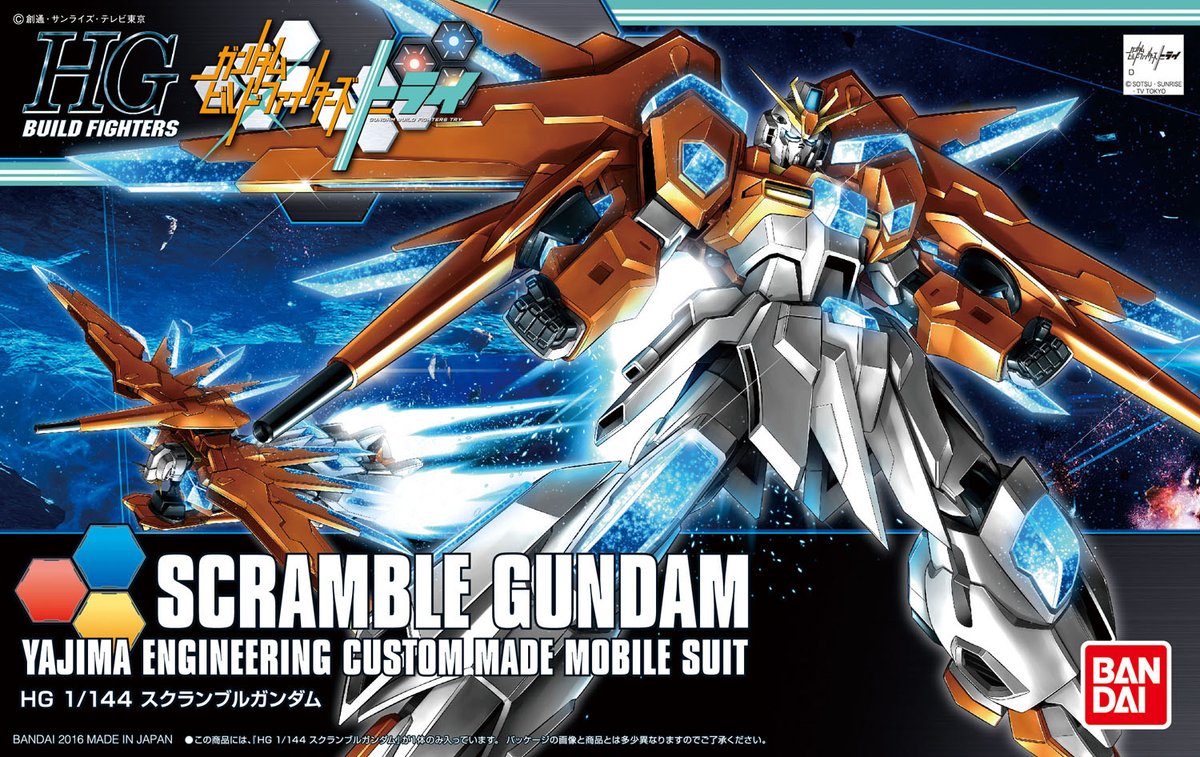 BANDAI GUNPLA HGBF 1/144 SCRAMBLE GUNDAM