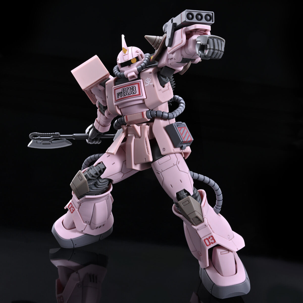 Maquette Bandai Gundam 1/144 Zaku Desert Type – Vintage 1985 – Boîte Scellée