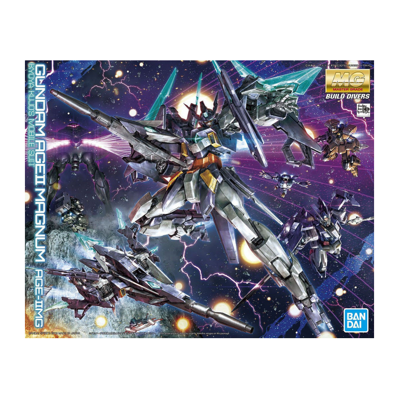 BANDAI GUN64390 MGBD 1/100 GUNDAM AGE II MAGNUM BUILD DIVERS