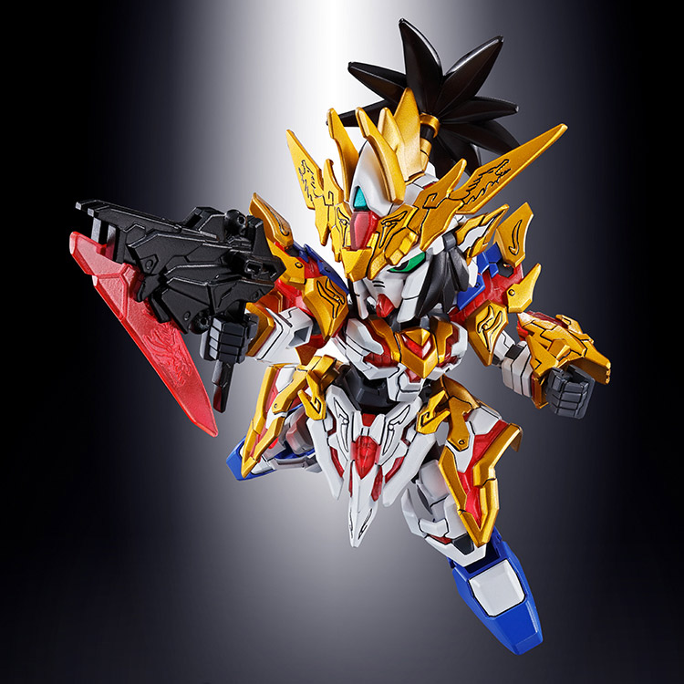BANDAI GUNPLA Sangoku Soketsuden Liu Bei Unicorn Gundam 01 c vue promotionnelle