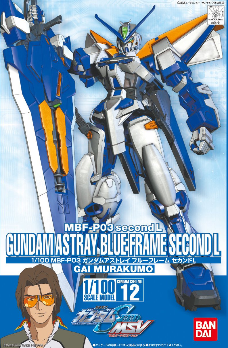 BANDAI GUNPLA Gundam Astray Blue Frame 01