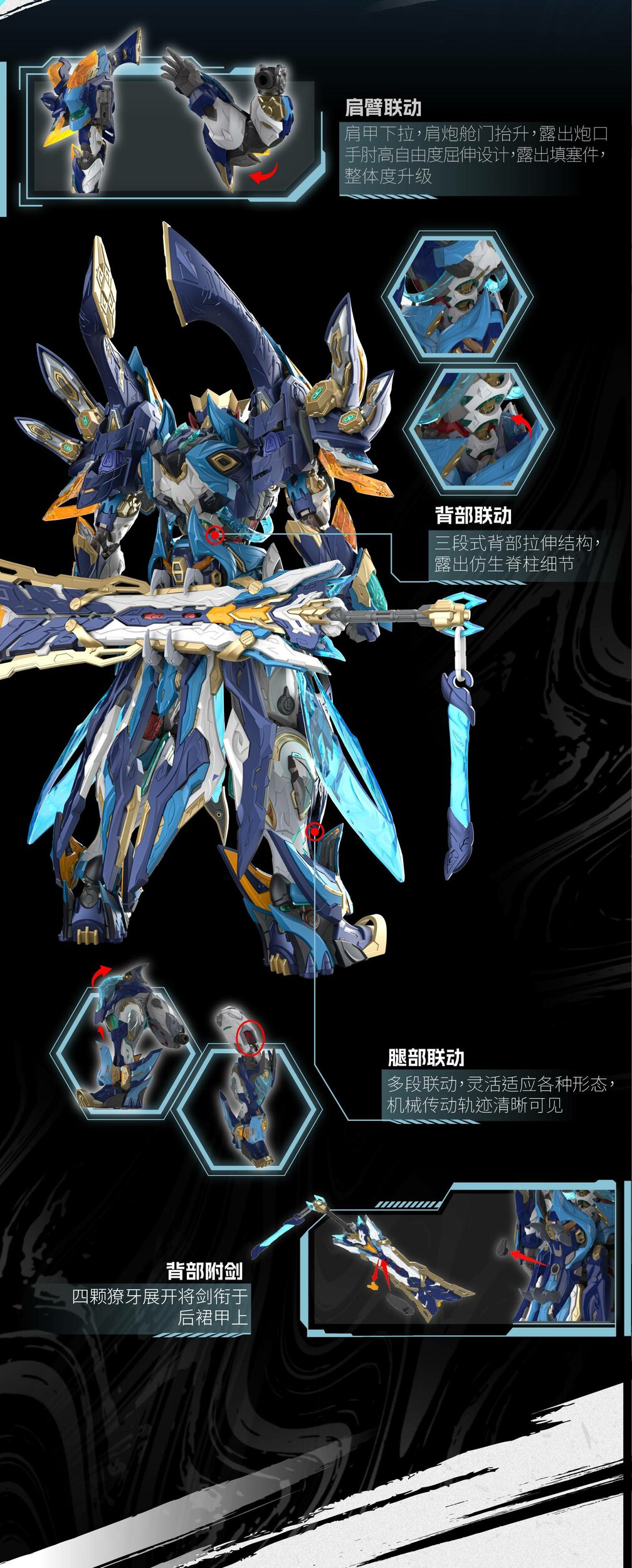 four-demon-generals-mnp-xh14a-heavenly-sword-star-magic-blue-ver-plastic-model-motor-nuclear- (7)