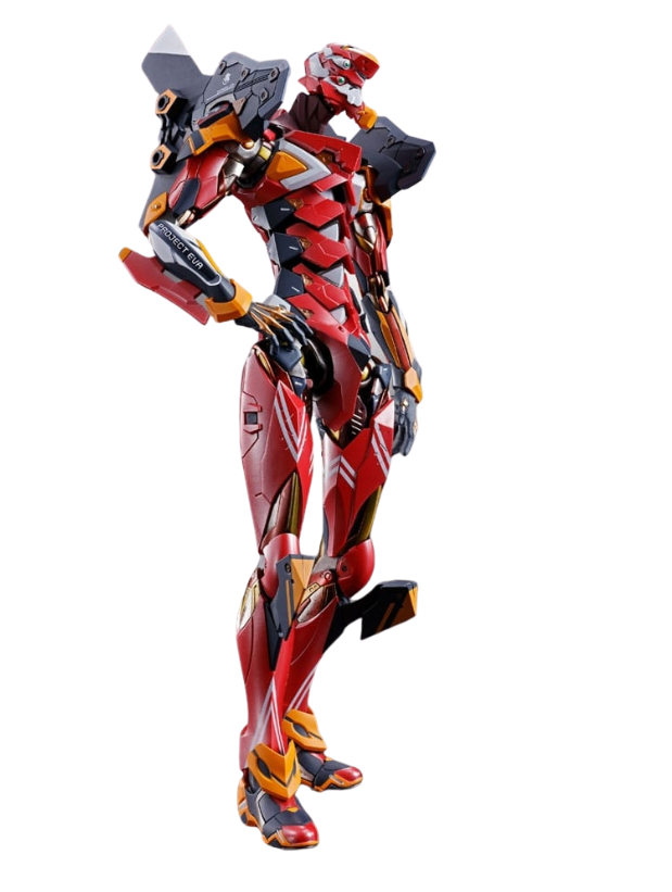 Neon Genesis Evangelion figurine Diecast Metal Build Eva Production Model-02 30th with the Spear of Cassius 22 cm