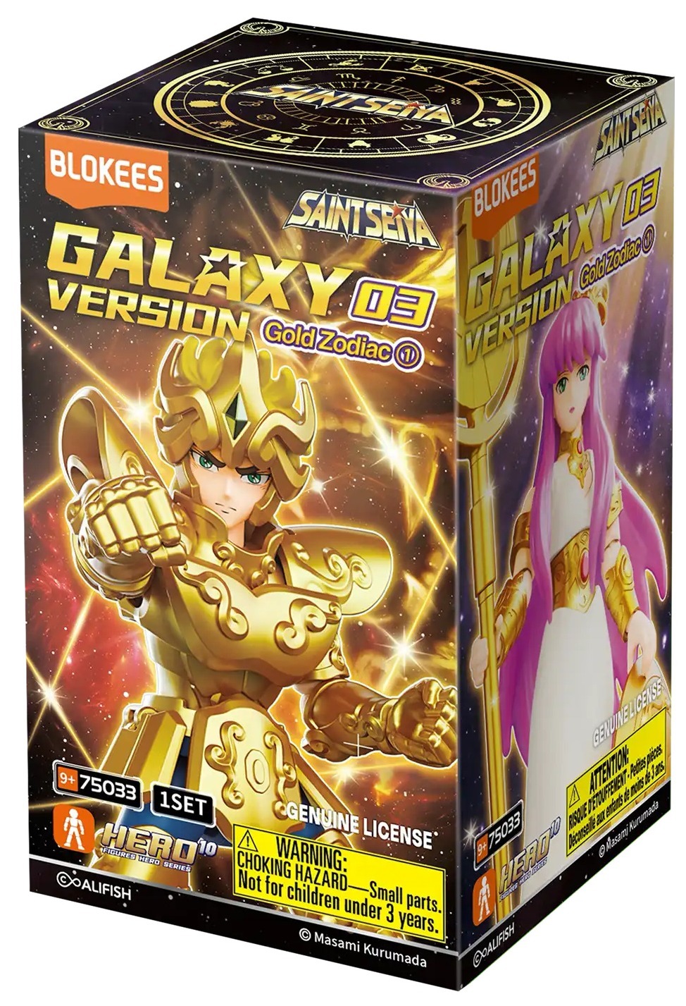 Blokees Saint Seiya Galaxy Version 03 Gold Zodiac ① Blind Boxes 9 Pcs L