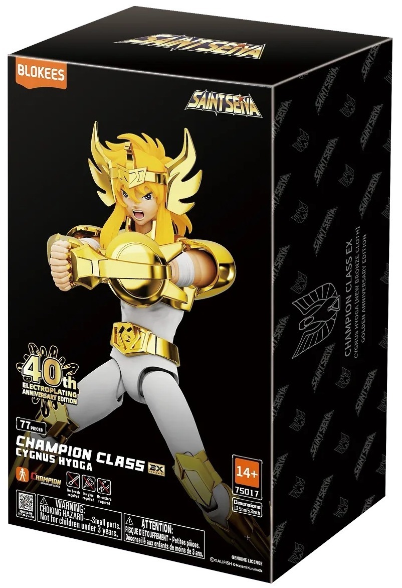 Blokees Saint Seiya Champion Class 07 Cygnus Hyoga Ex Anniversary Edition A