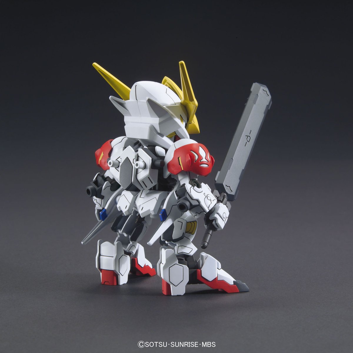 BANDAI GUNPLA BB Gundam Barbatos Lupus DX 402 d vue arriere