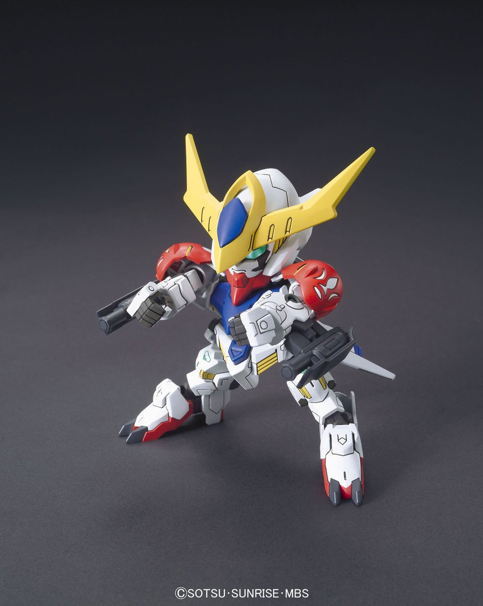 BANDAI GUNPLA BB Gundam Barbatos Lupus DX 402 f vue promotionnelle