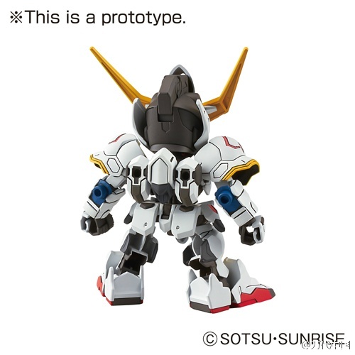 BANDAI GUNPLA SD Gundam EX-Standard Gundam Barbatos 010 c vue promotionnelle