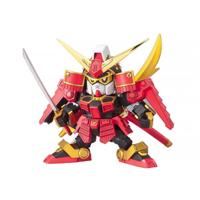 BANDAI GUNPLA BB Legend Musha Gundam 373 b fond blanc