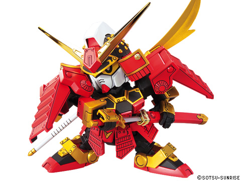 BANDAI GUNPLA BB Legend Musha Gundam 373 c pose promotionnelle