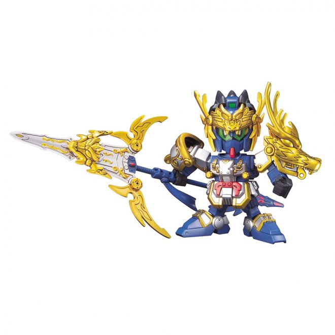 BANDAI GUNPLA BB Ma Chao Blue Destiny 321 b fond blanc