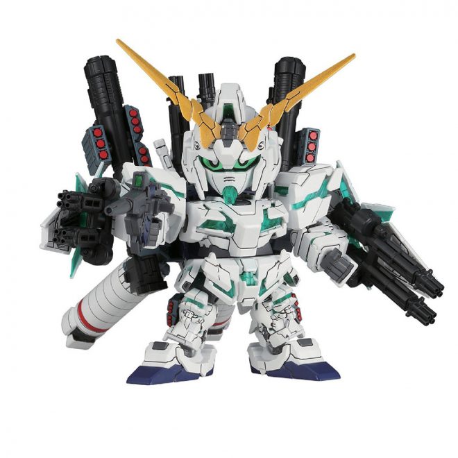BANDAI GUNPLA BB Full Armor Unicorn Gundam 390 b fond blanc