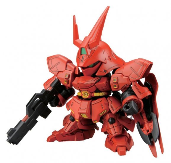 BANDAI GUNPLA BB Sazabi 382 b fond blanc