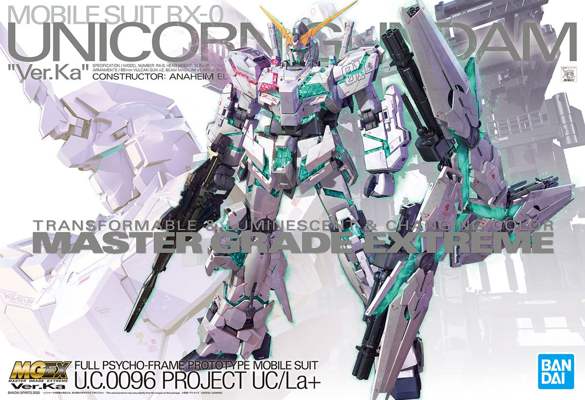 BANDAI GUN73088 MGEX 1/100 GUNDAM UNICORN VER KA