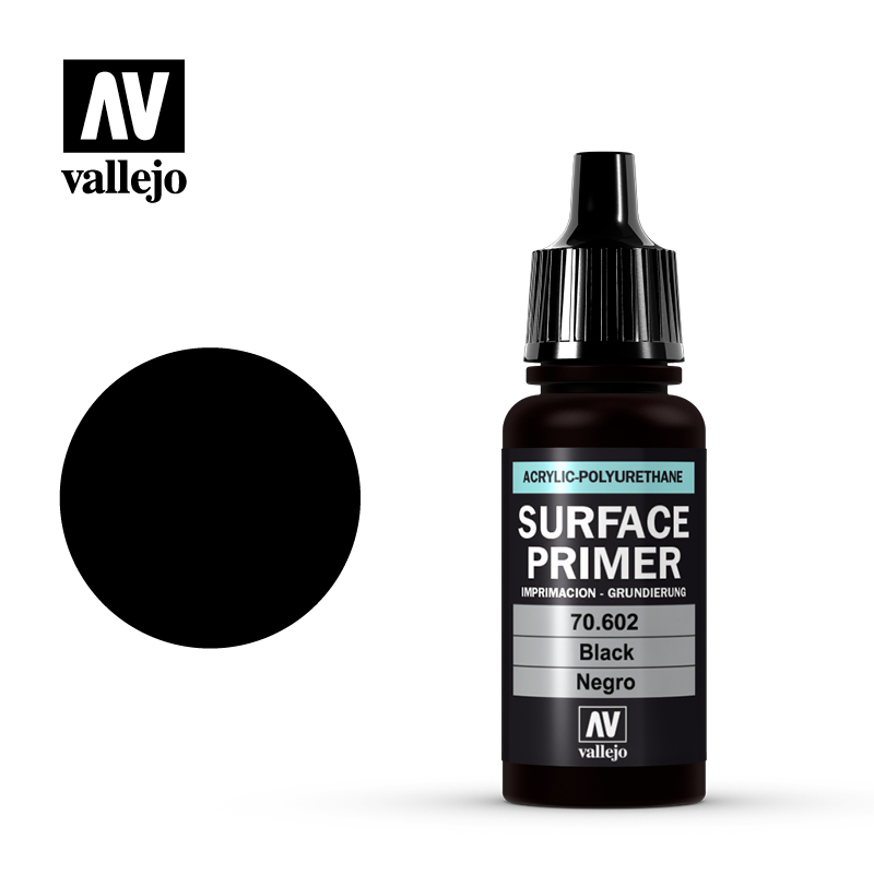 VALLEJO SURFACE PRIMER 70.602 Black
