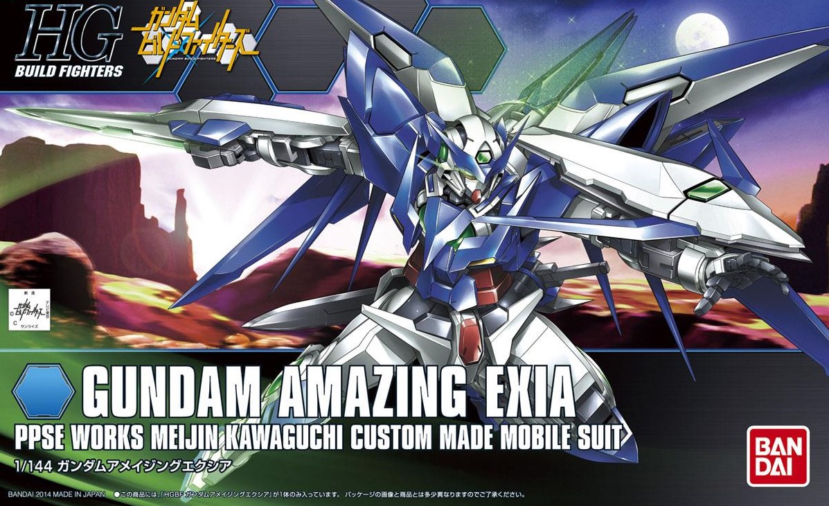 BANDAI GUNPLA HGBF 1/144 GUNDAM AMAZING EXIA