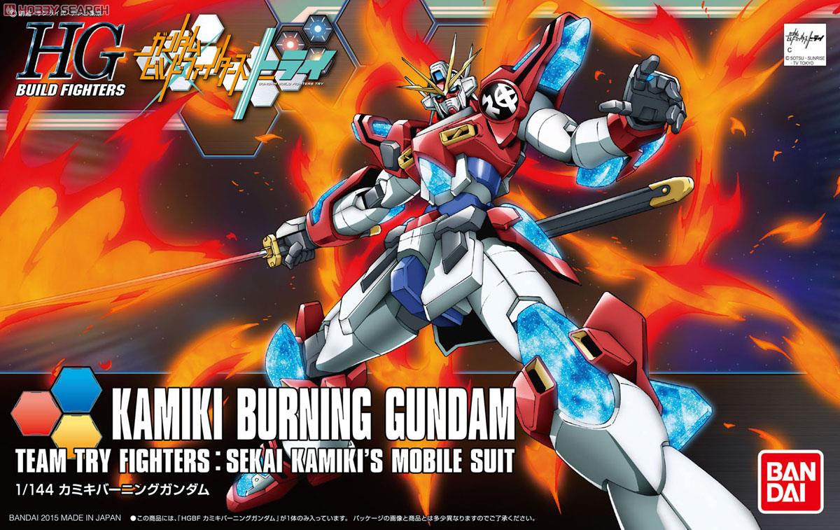 BANDAI GUN80049 GUNPLA HGBF 1/144 KAMIKI BURNING GUNDAM