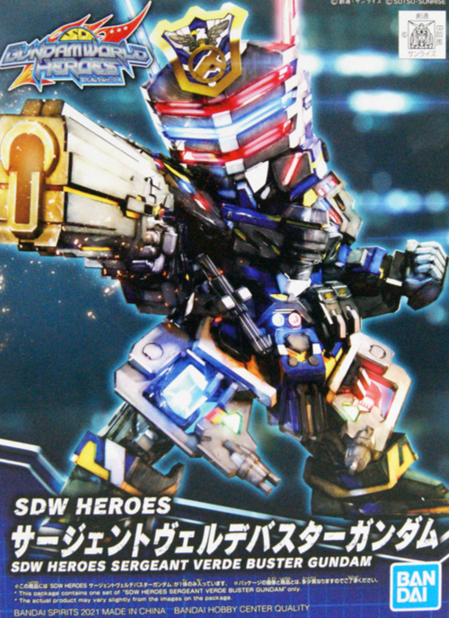 BANDAI GUNPLA SDW Heroes Sergeant Verde Buster Gundam 03 a boite