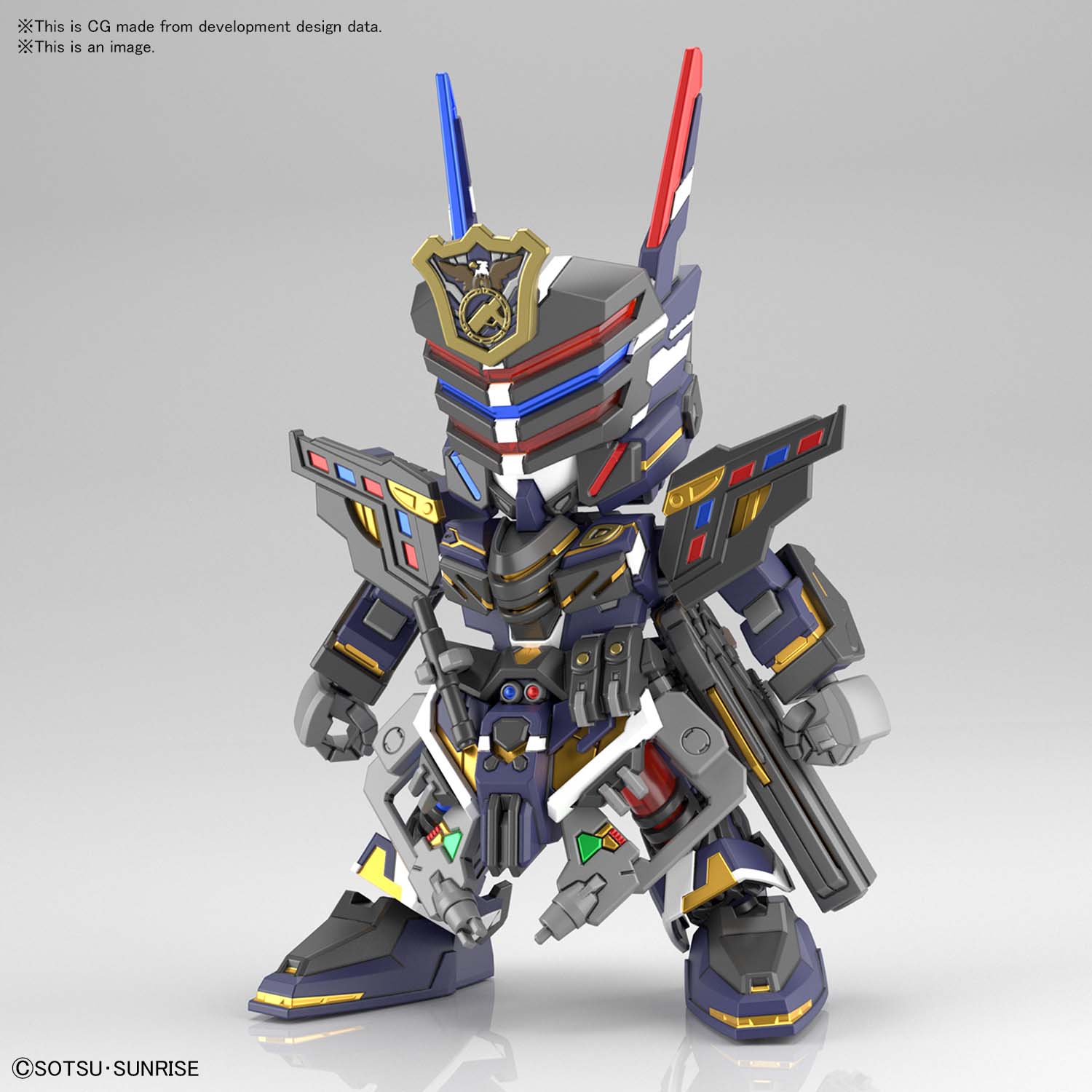 BANDAI GUNPLA SDW Heroes Sergeant Verde Buster Gundam 03 c vue promotionnelle