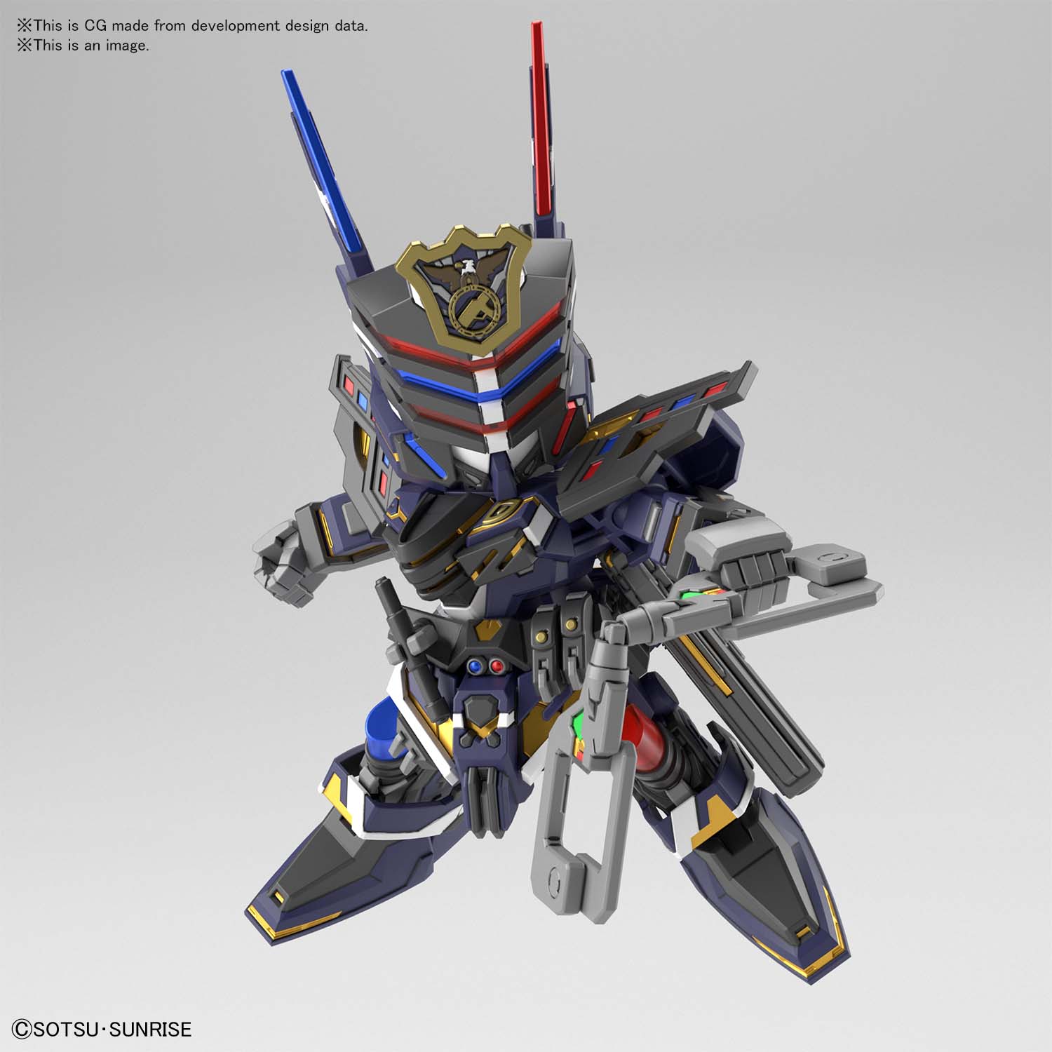 BANDAI GUNPLA SDW Heroes Sergeant Verde Buster Gundam 03 f vue complementaire