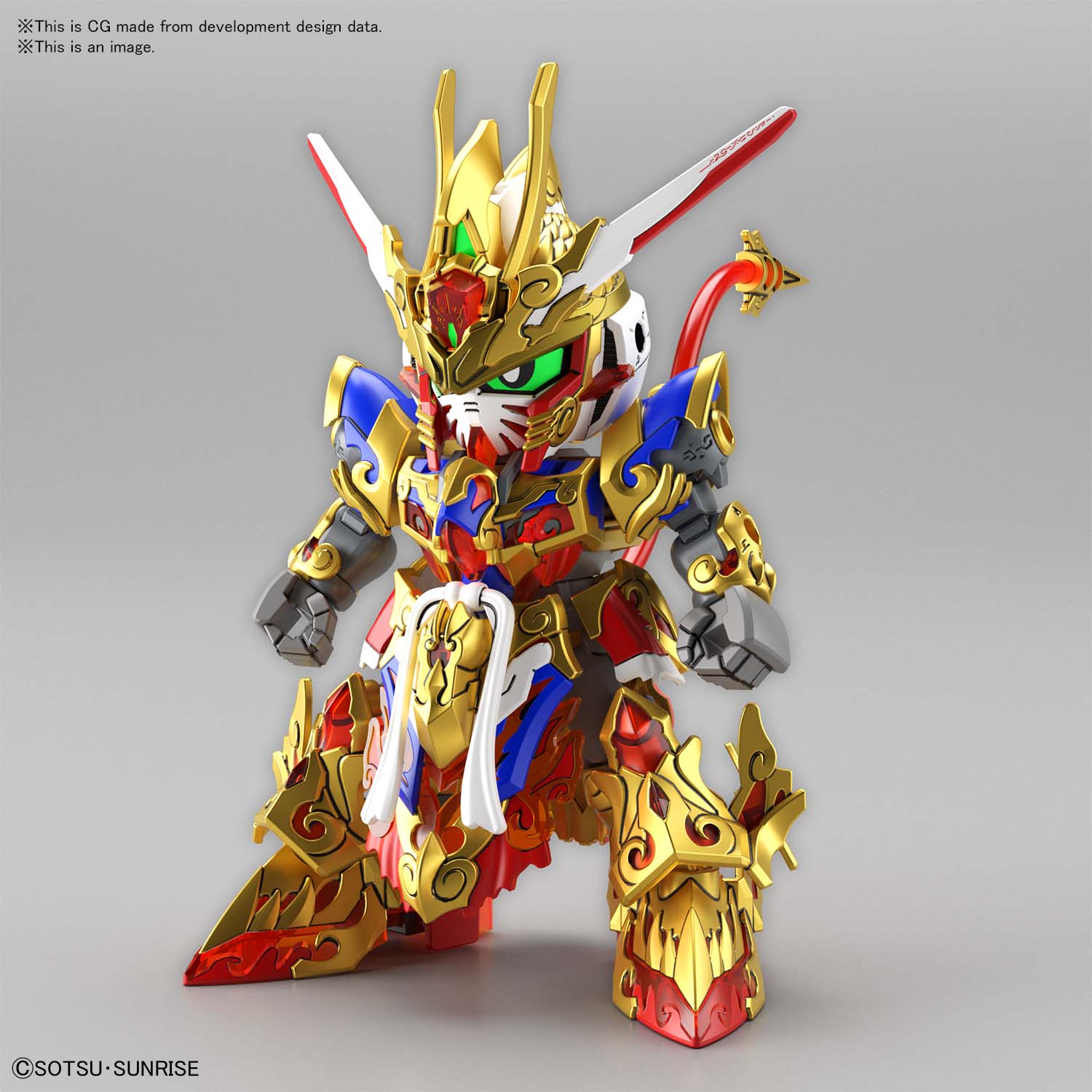 BANDAI GUNPLA SDW Heroes Wukong Impulse Gundam 01 c vue promotionnelle