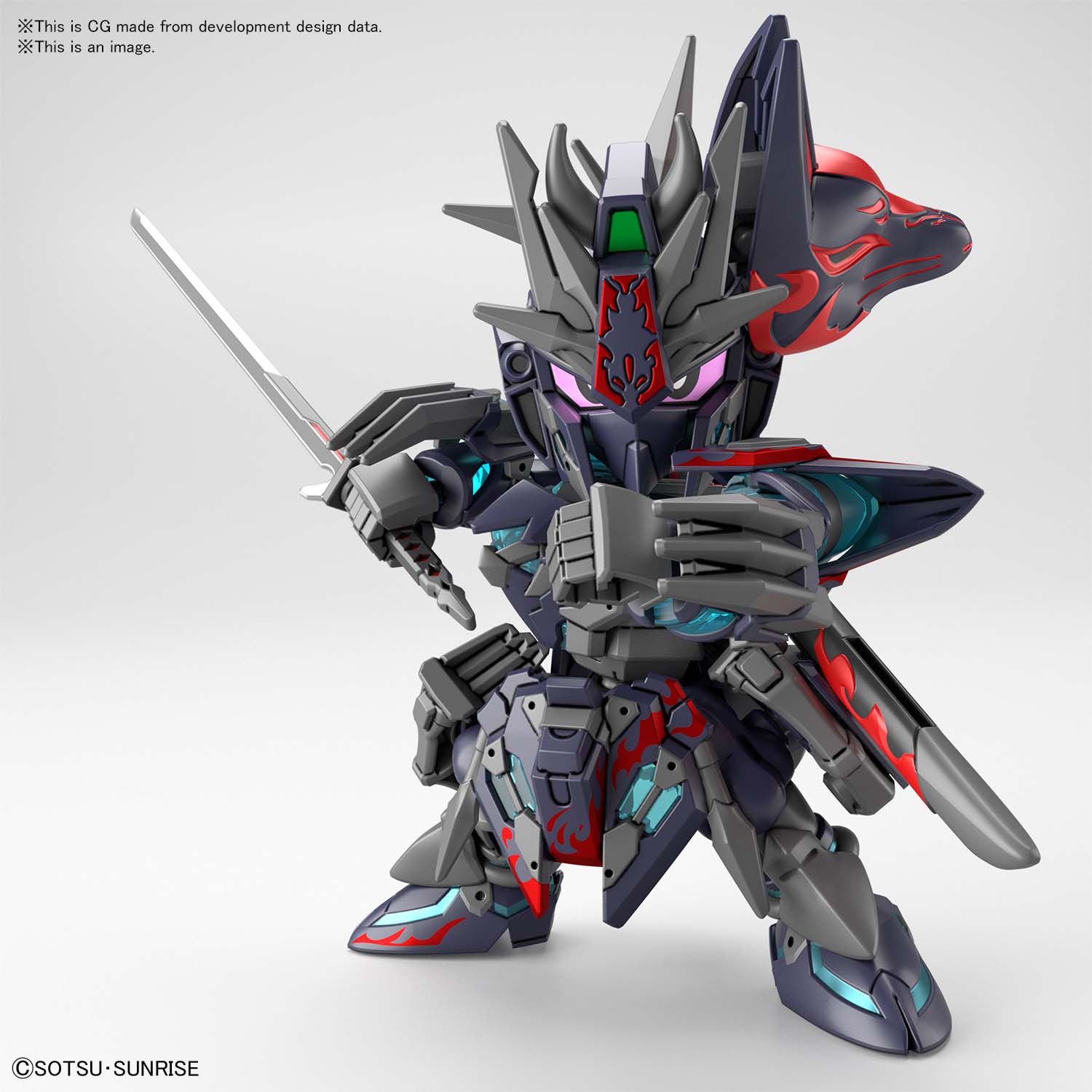 BANDAI GUNPLA SDW Heroes Sasuke Delta Gundam 06 e vue complementaire