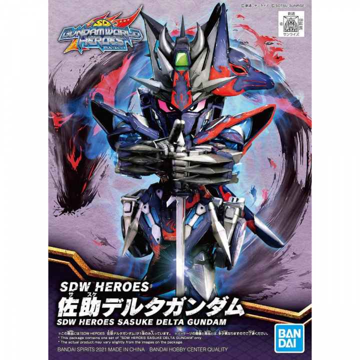 BANDAI GUNPLA SDW Heroes Sasuke Delta Gundam 06 a boite