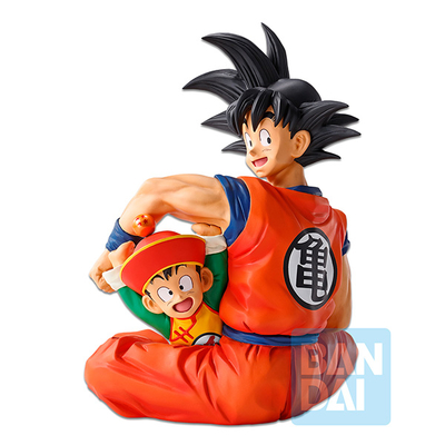 BANDAI DBZ Ichibansho Ex Warriors Who Protect The Earth Goku & Gohan 14cm