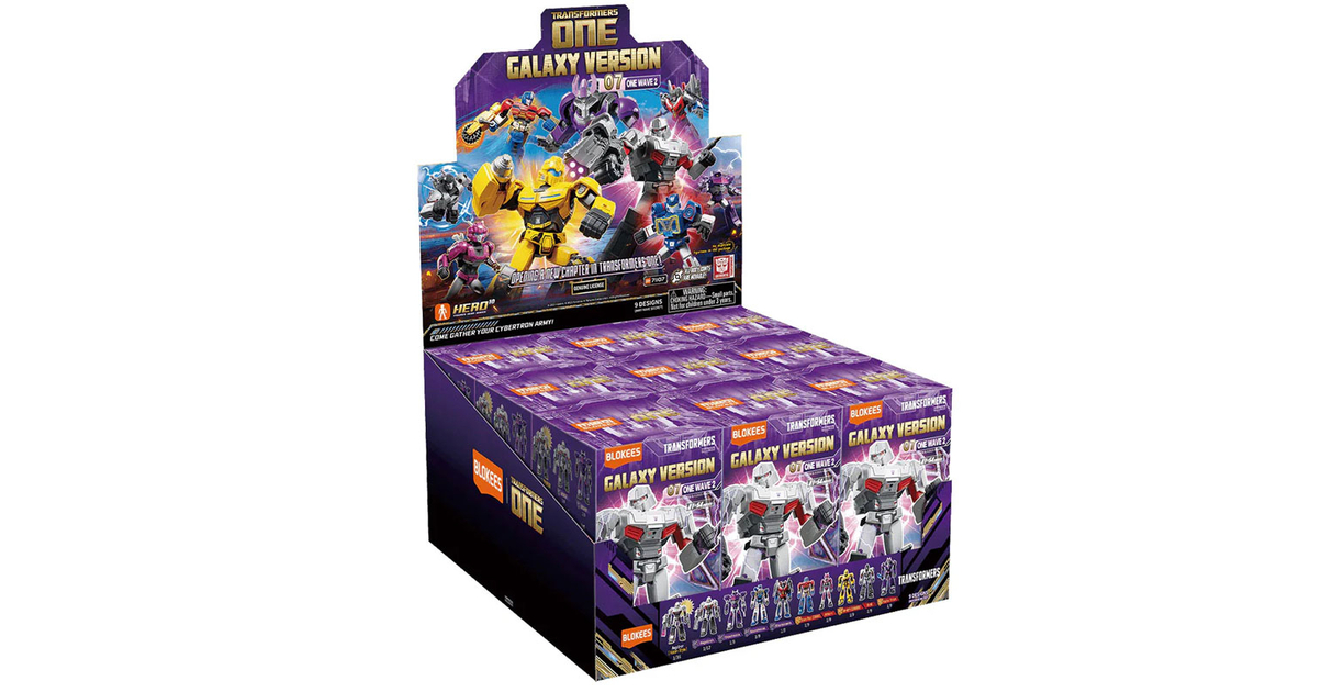 Blokees Transformers Galaxy Version 07 One Wave 2 9pcs - MECHA - ROBOT ...