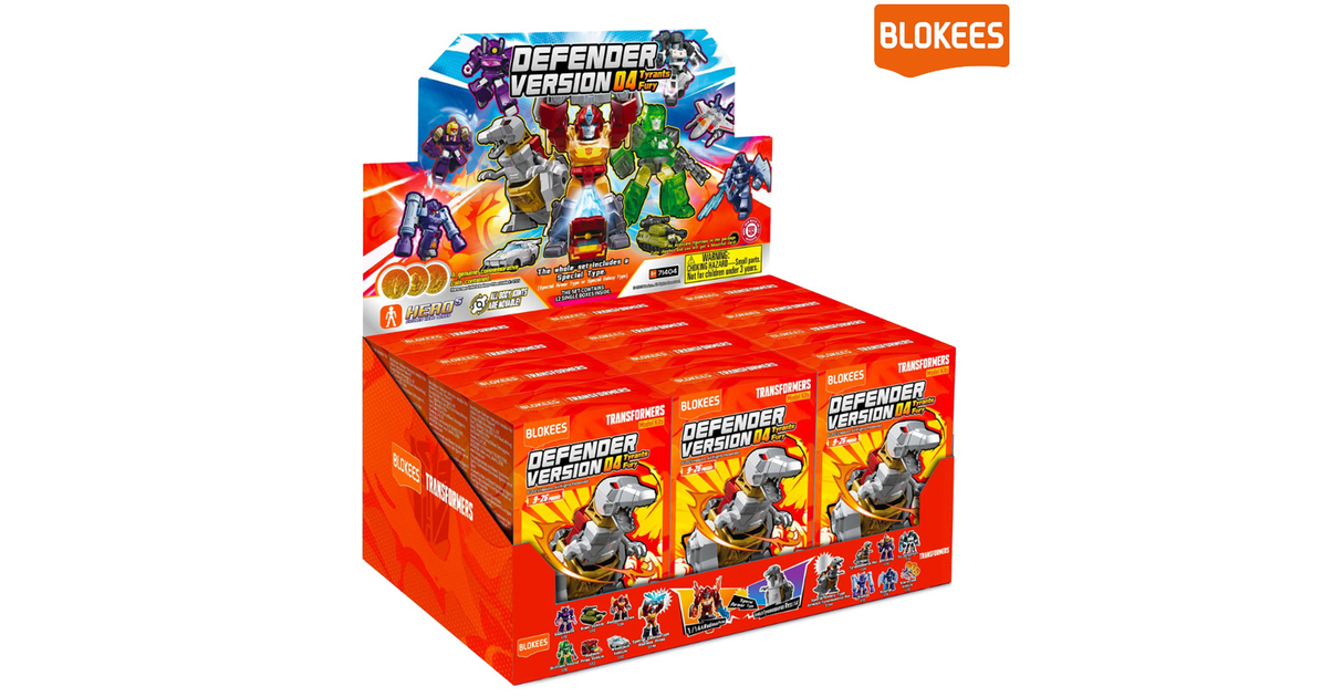 Blokees Transformers Defender Version 04 Tyrants Fury 12pcs - MECHA ...