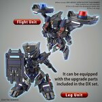 BANDAI GUNPLA SDW Heroes Sergeant Verde Buster Gundam DX Set 11 g vue complementaire