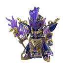 BANDAI GUNPLA SDW Heroes Cleopatra Qubeley Dark Mask Ver. 14 b fond blanc