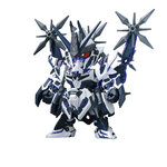 BANDAI GUNPLA SDW Heroes Saizo Gundam Delta Kai 22 b fond blanc