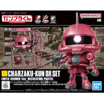 BANDAI GUNPLA Gunpla-Kun 1/1 CharZaku-Kun DX Set (With Runner Ver. Recreation Parts) a boite