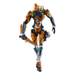 BANDAI Neon Genesis Evangelion figurine Diecast Metal Build Eva Test Type-00 30th with the Spear of Longinus 22 cm