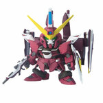 BANDAI GUNPLA BB Justice Gundam 268 b fond blanc