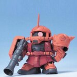 BANDAI GUNPLA BB MS-06S Chars Zaku II 231 c vue promotionnelle