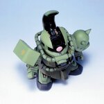 BANDAI GUNPLA BB MS-06F Zaku II 218 c vue promotionnelle