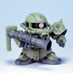 BANDAI GUNPLA BB MS-06F Zaku II 218 d vue promotionnelle