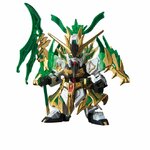 BANDAI GUNPLA Sangoku Soketsuden Guan Yu Yun Chang Nu Gundam 02 b fond blanc