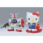 BANDAI GUNPLA SD EX-Standard Hello Kitty / RX-78-2 Gundam c vue promotionnelle