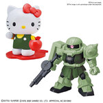 BANDAI GUNPLA Cross Silhouette Hello Kitty / Zaku II c vue promotionnelle