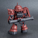 BANDAI GUNPLA Cross Silhouette RX-78-2 Gundam & Char’s Zaku II h vue complementaire